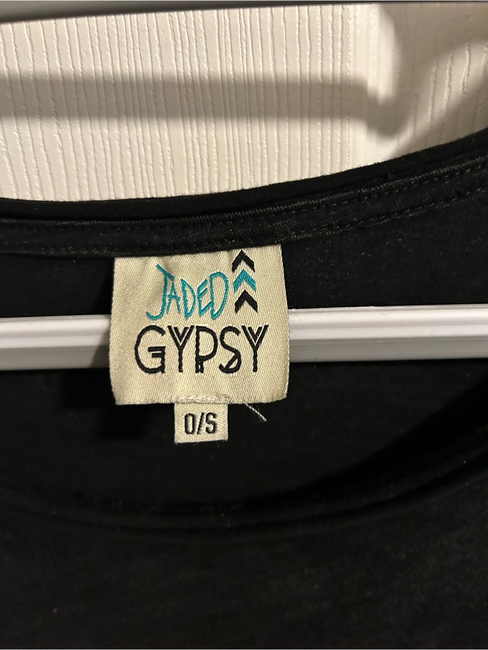 Jaded Gypsy, Black Maxi Dress with Silver Celestial Print, one size - Picture 2 of 2
